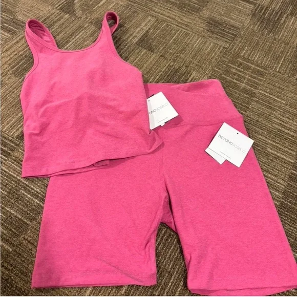 NWT Beyond Yoga Pink Spacedye Set - Large - Picture 2 of 5